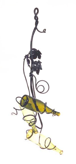 Grape Leaf and Vine Wine Rack