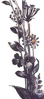 Wildflower Mirror Detail