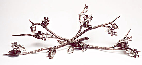 Oak Leaf and Acorn Candelabra