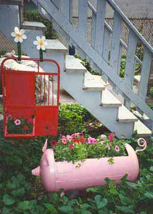 Piggy Planter and Feeder