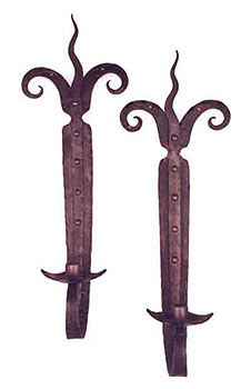 Split Scroll Sconces