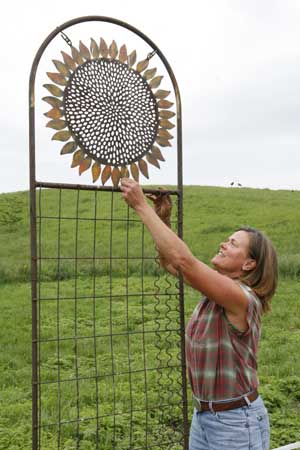 Sunflower Trellis