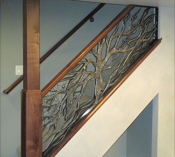 Tree and Web Railing